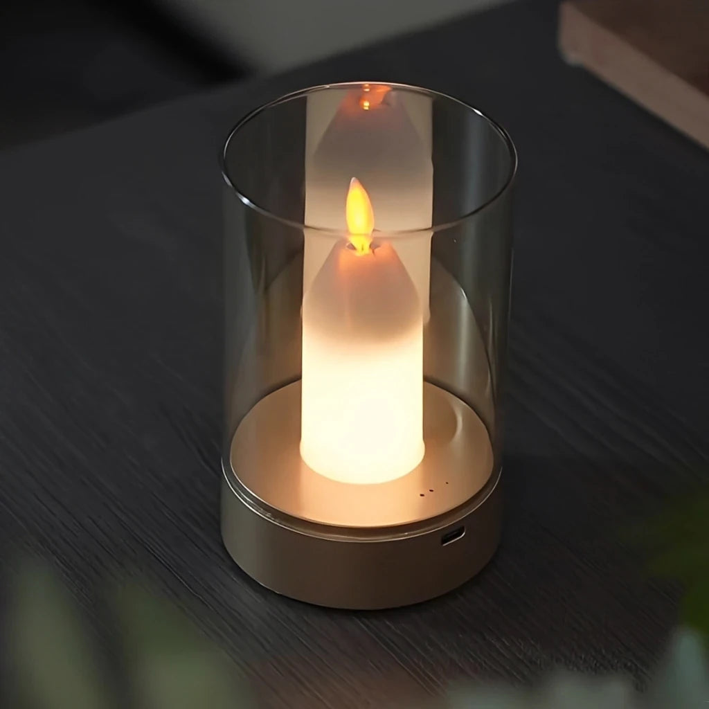 AuraFlame™ Gesture-Controlled Candle Lamp