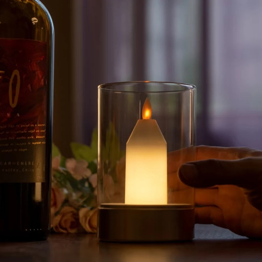 AuraFlame™ Gesture-Controlled Candle Lamp