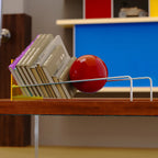 Gravity Balance Bookend with Acrylic Panel and Steel Ball