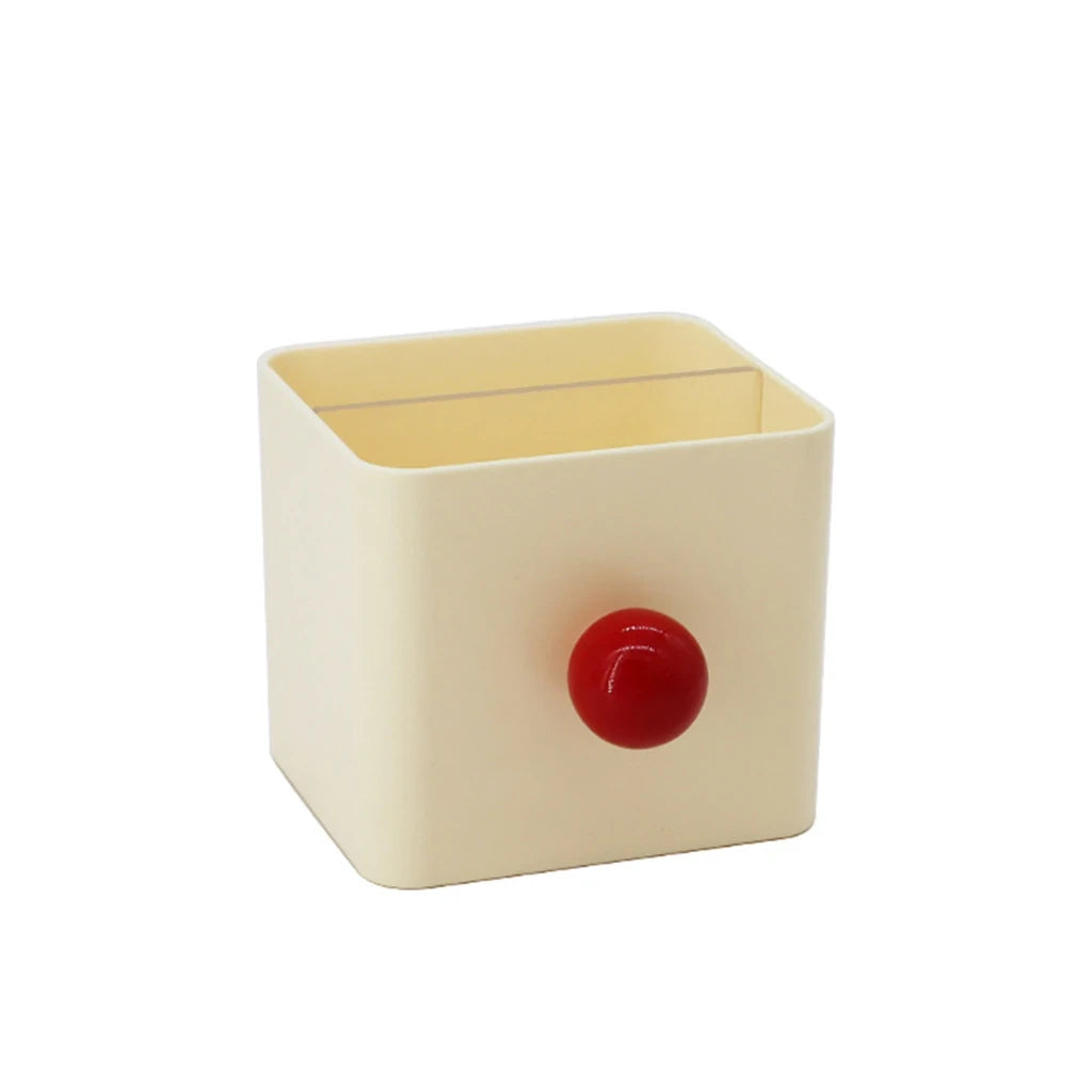 Cube Desk Organizer with Sphere Accent