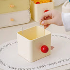 Cube Desk Organizer with Sphere Accent