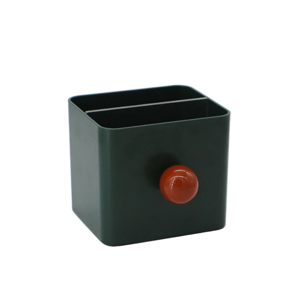 Cube Desk Organizer with Sphere Accent