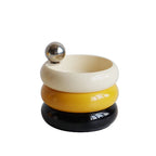 3-Tier Rotating Jewelry Organizer with Sphere Accent