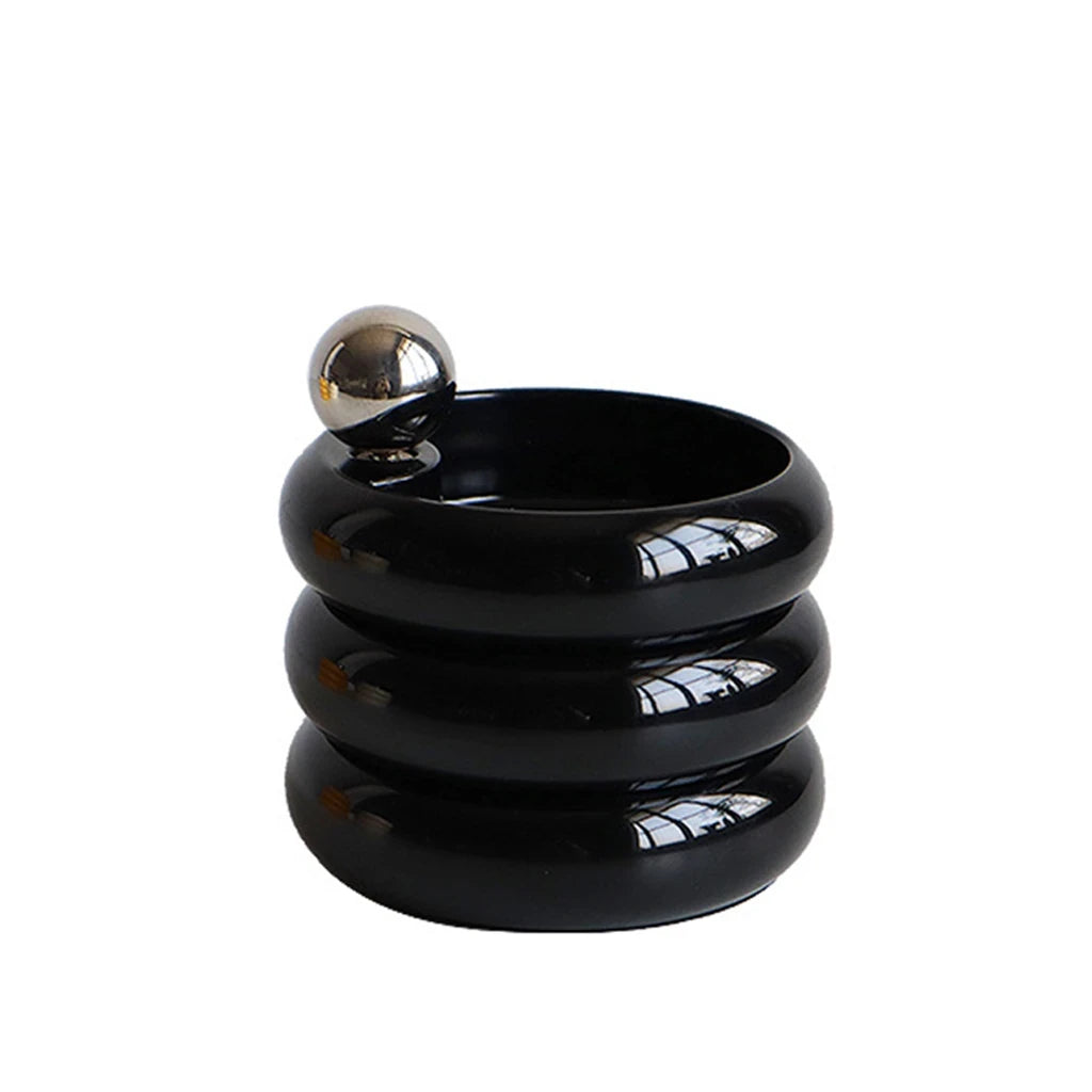 3-Tier Rotating Jewelry Organizer with Sphere Accent