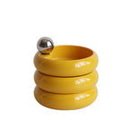 3-Tier Rotating Jewelry Organizer with Sphere Accent