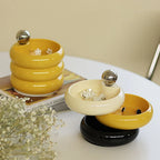 3-Tier Rotating Jewelry Organizer with Sphere Accent