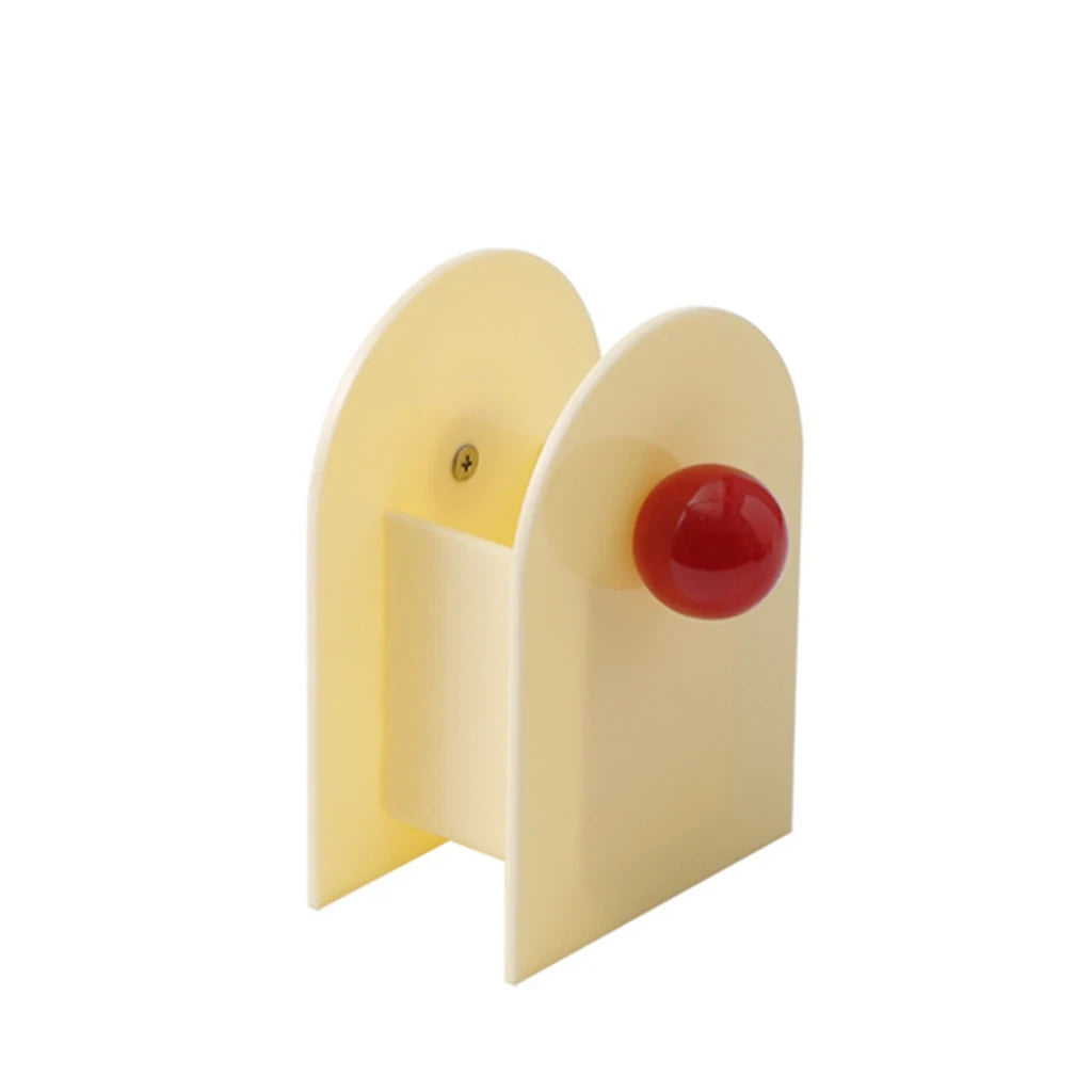 Arch Acrylic Pen Holder with Contrast Ball Accent
