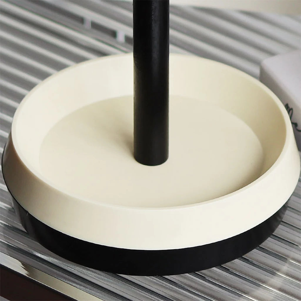 Modern Paper Towel Holder Stand with Sphere Top