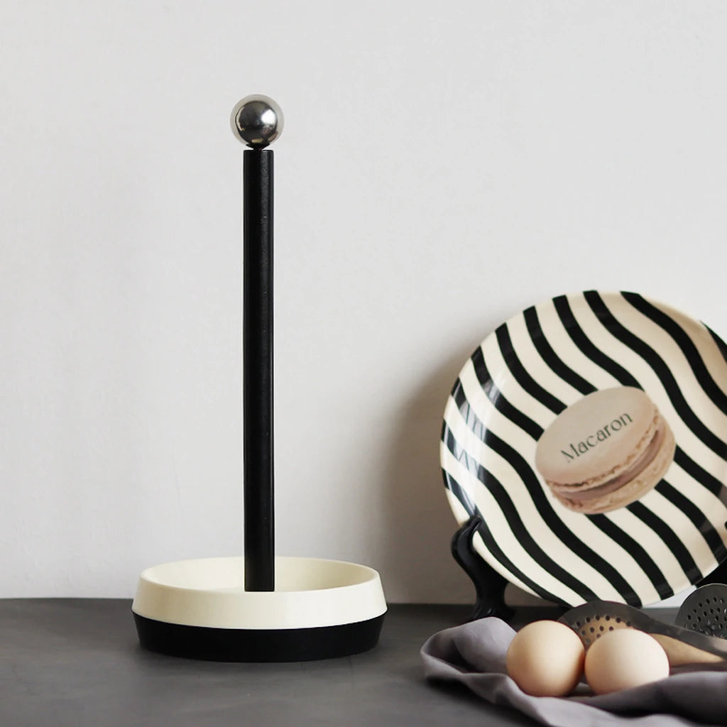 Modern Paper Towel Holder Stand with Sphere Top