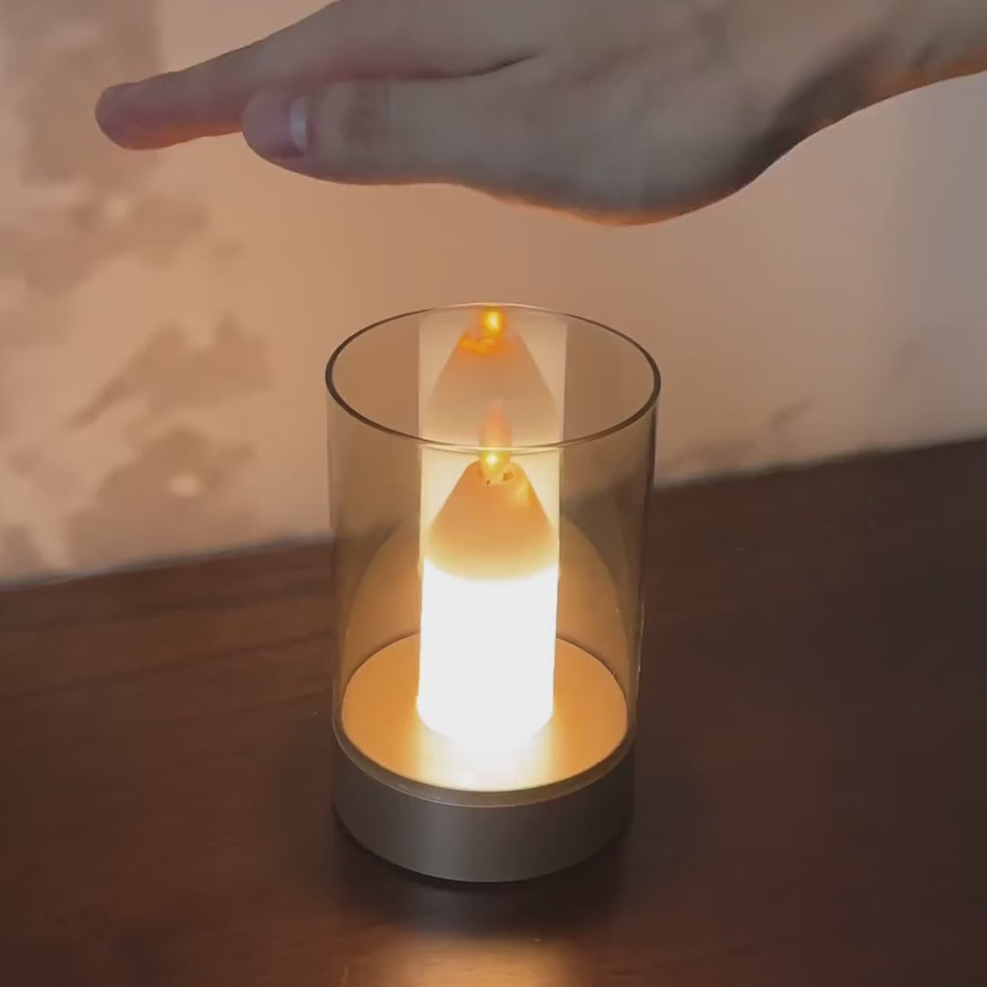 AuraFlame™ Gesture-Controlled Candle Lamp